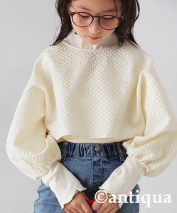 Antiqua Kids' Sweater/Knitwear Long Sleeves Tops Puff Sleeve Kids