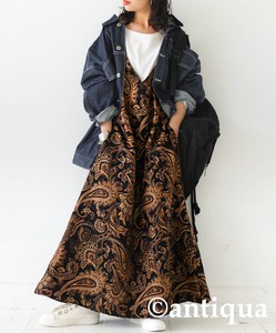 Antiqua Casual Dress Long One-piece Dress Ladies' Popular Seller Autumn/Winter