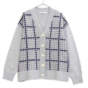 Sweater/Knitwear Long-sleeved Cardigan V-Neck