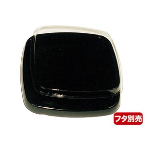寿司容器 うるし角鉢(30)黒 ニシキ