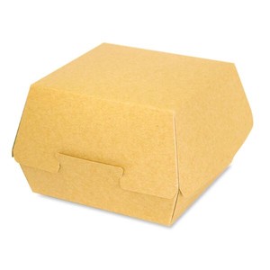 京王 紙箱 バーガー ボックス EC6 ファイン (茶無地)
