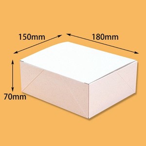 HEIKO（シモジマ） 紙箱 エコパームボックス プレーンL バラ出荷