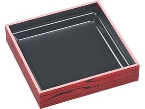 折箱容器 エフピコ WPS-角194-194 本体 赤焼板目黒