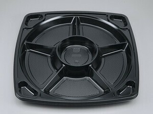 仕出弁当 シーピー化成 U-555 黒セット