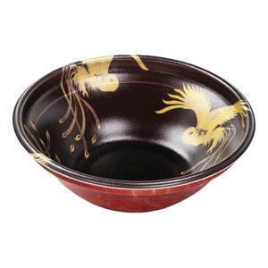 麺・スープ容器 エフピコ MFP麺鉢-丸19(61) 本体 鳥金赤石