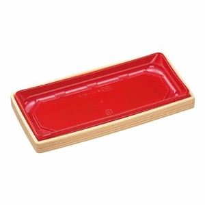 巻寿司容器 エフピコ WUS-M1大 本体 柾目赤