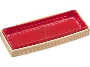 巻寿司容器 エフピコ WUS-M1中 本体 柾目赤