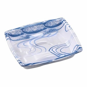 刺身・鮮魚容器 エフピコ 角盛鉢15-12(30)A 水紋青
