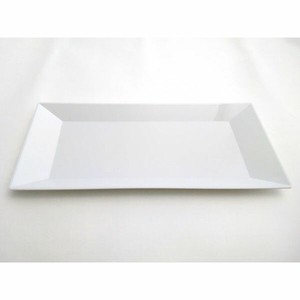 寿司容器 角皿(L)白磁 ニシキ