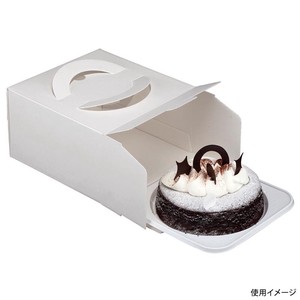 ヤマニパッケージ ケーキ箱 エコデコ5号トレー付