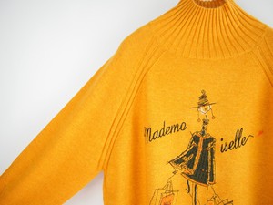 Sweater/Knitwear Pullover Wide Embroidered Autumn/Winter 2023
