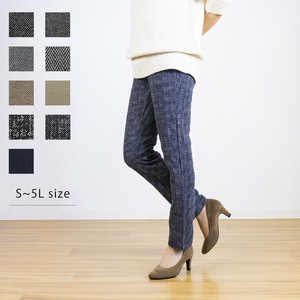T/C裏シャギー起毛プルオンパンツ　股下62cm　S〜5L　秋冬定番　ストレッチ