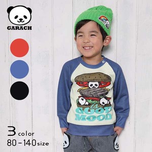 Kids' 3/4 Sleeve T-shirt Burgers Panda