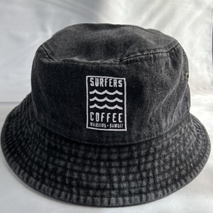 Hat coffee black Denim Embroidered
