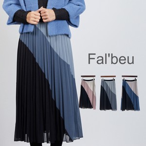 Skirt Color Palette Waist Switching 3-colors NEW