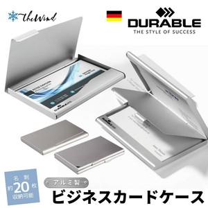 DURABLE アルミ カードケース 名刺入れ （ドイツ・輸入・文房具・オフィス用品）
