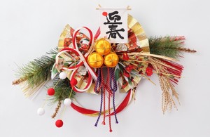 お正月【受注生産品】Japanese traditional New Year style for 2024  水引飾り　壁掛けタイプ