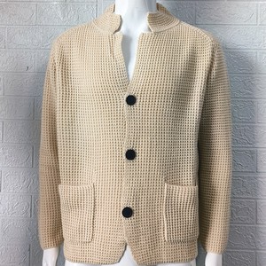 Sweater/Knitwear Knitted Plain Color Long Sleeves Cardigan Sweater