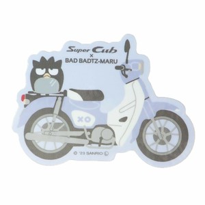 【ステッカー】はぴだんぶい SuperCub×HAPIDANBUI ダイカットステッカー バットばつ丸