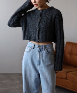 Cardigan Brushed Fabric Cardigan Sweater