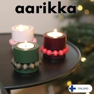 AARIKKA 木製 ティーライトキャンドル ホルダー（フィンランド・輸入・北欧 インテリア 雑貨）