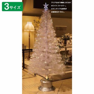 ホワイトファイバークリスマスツリー LED光源