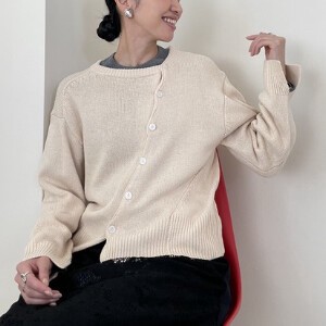 Sweater/Knitwear Bird Buttons Knit Cardigan