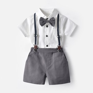 Kids' Suit Plain Color Boy Short-Sleeve