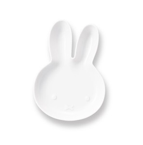Small Plate Miffy White Die-cut