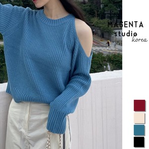 Sweater/Knitwear Knitted Off-The-Shoulder