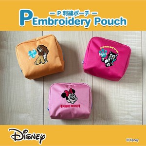 刺繍ポーチ ''ディズニー''