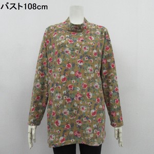 Tunic Floral Pattern High-Neck Fleece