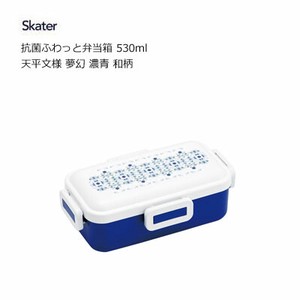 Bento Box Skater Japanese Pattern 530ml 4-pcs