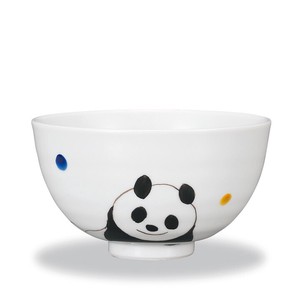 九谷烧 饭碗 熊猫