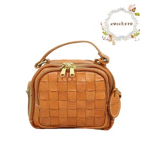 Shoulder Bag Zucchero 2Way SARAI Genuine Leather Ladies' Simple