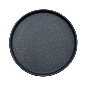 Mino ware Main Plate black L Crystal