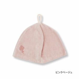 【帽子】coco sauna サウナハット ピンクベージュ