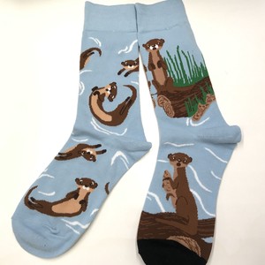 Crew Socks Animals Otter Socks Ladies'