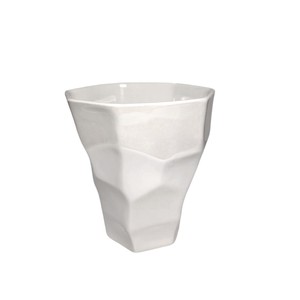 Mino ware Cup/Tumbler White Rock Glass Crystal