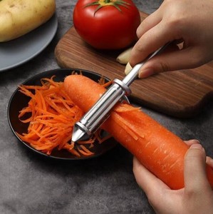 果物、野菜、皮むきナイフ  多機能  ステンレス鋼   BQ1477