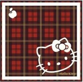 Towel Handkerchief Series Hello Kitty Check