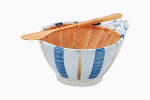 十草　ヘラ付納豆鉢（大）【日本製  瀬戸焼  陶器】