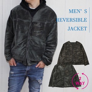 Jacket Reversible 2Way Outerwear Blouson Simple