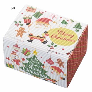クリスマス マルチギフトボックス サンタ　10枚　【お客様組立て】