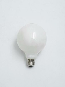 ボール型LED電球E26乳白100W相当