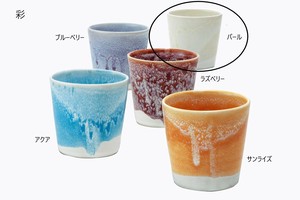 彩　カップ（パール）【日本製 信楽焼 陶器】