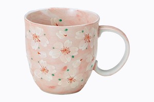 やよい花　マグカップ（P）【日本製 陶器 美濃焼】