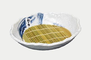ておこし流水　8号麺皿（スノコ付）【日本製(スノコ中国製） 萬古焼 陶器】
