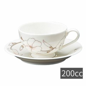 美浓烧 茶杯盘组/杯碟套装 200ml 日本制造