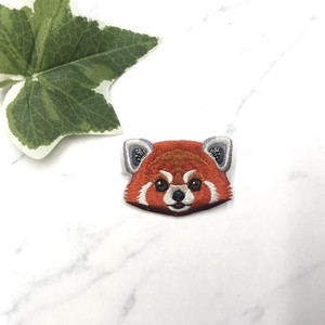 Brooch Animal Embroidered Panda